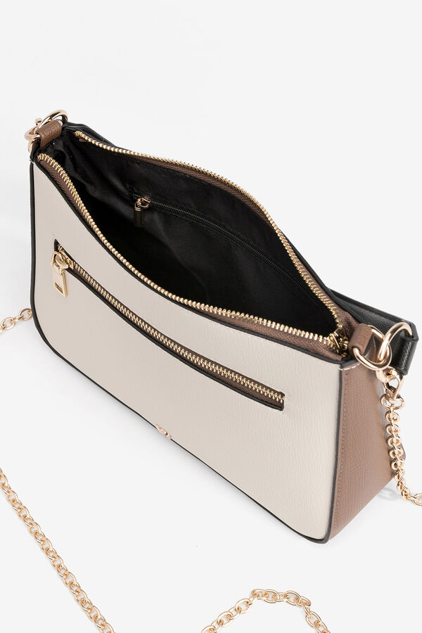 Vilanova Cartera Bandolera Tricolor Beige