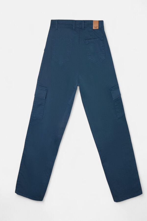Silbon Calça cargo Azul