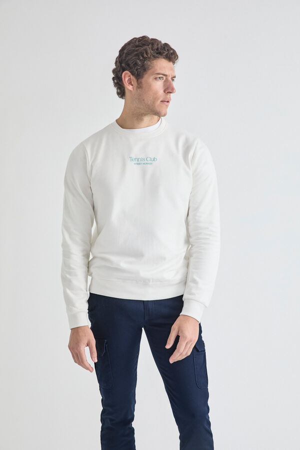 Street Monkey Sweatshirt  Ecru