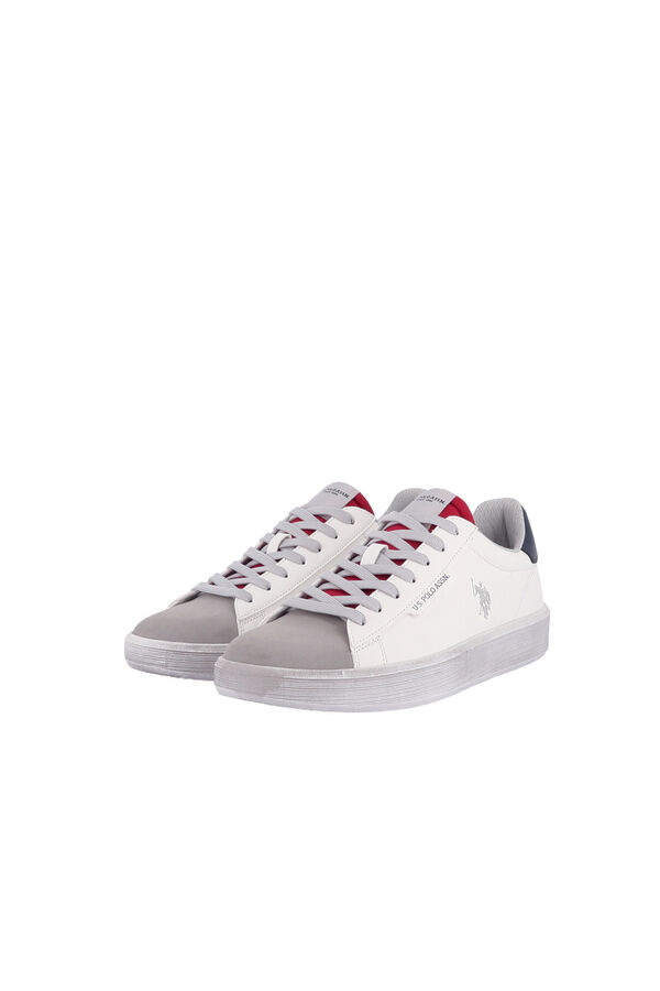 Us Polo Cal&ccedil;ado casual de homem Branco