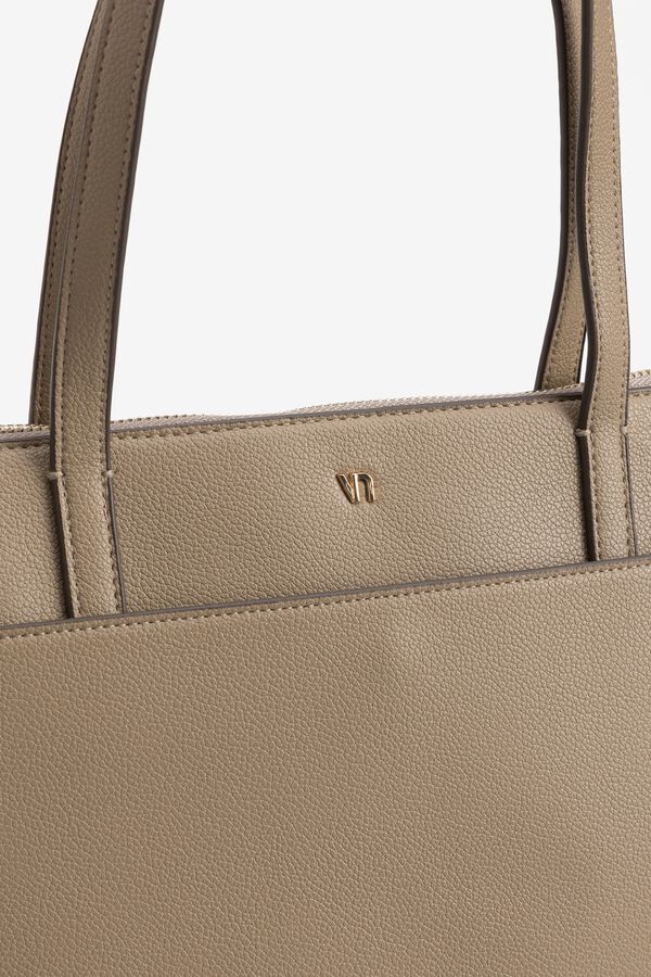 Vilanova Mala tote bag minimalista Tostado