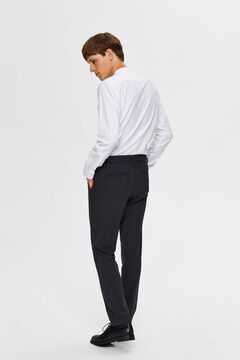 Cortefiel Classic straight trousers  Royal blue