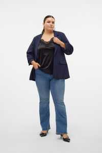 Vero Moda Curve Blazer com manga franzida para tamanhos grandes