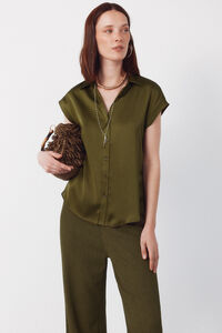 Cortefiel Camisa satinada