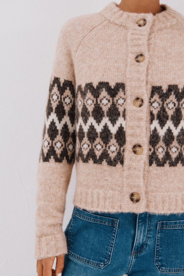 Cortefiel Positional Greek jacket Beige