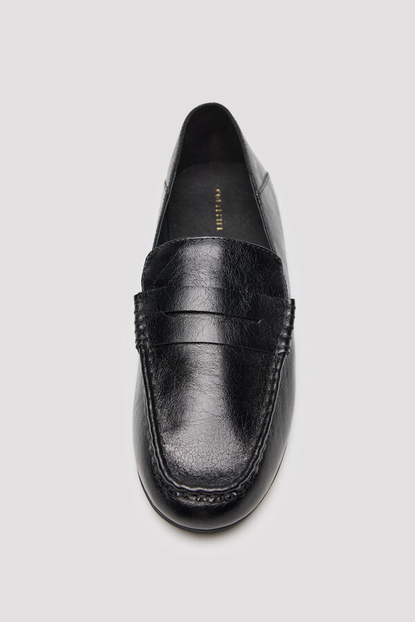 Cortefiel Mocas&iacute;n tal&oacute;n plegable Negro