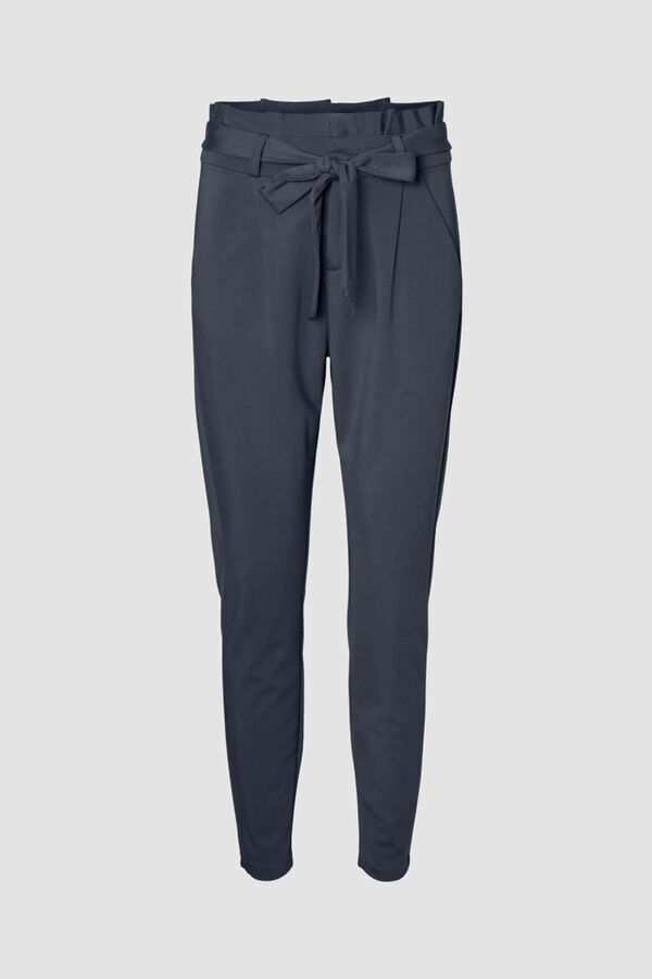 Cortefiel Paperbag trousers Blue