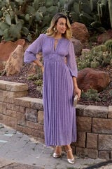 Polín Et Moi Vestido longo Zulma Roxo