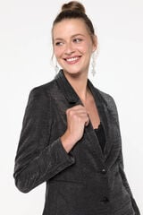Vero Moda Blazer com lurex Preto