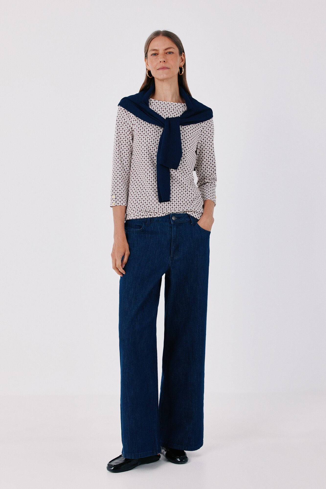 Cortefiel Boat neck T-shirt