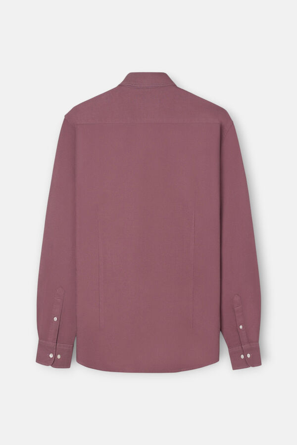 Silbon Structured sport shirt Maroon