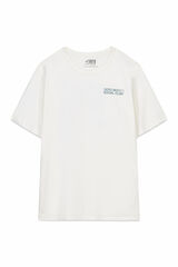 OOTO Camiseta gráfica Marfil