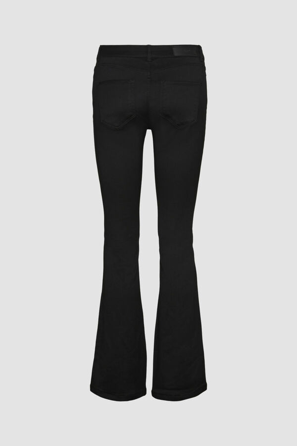 Cortefiel Flared jeans Black