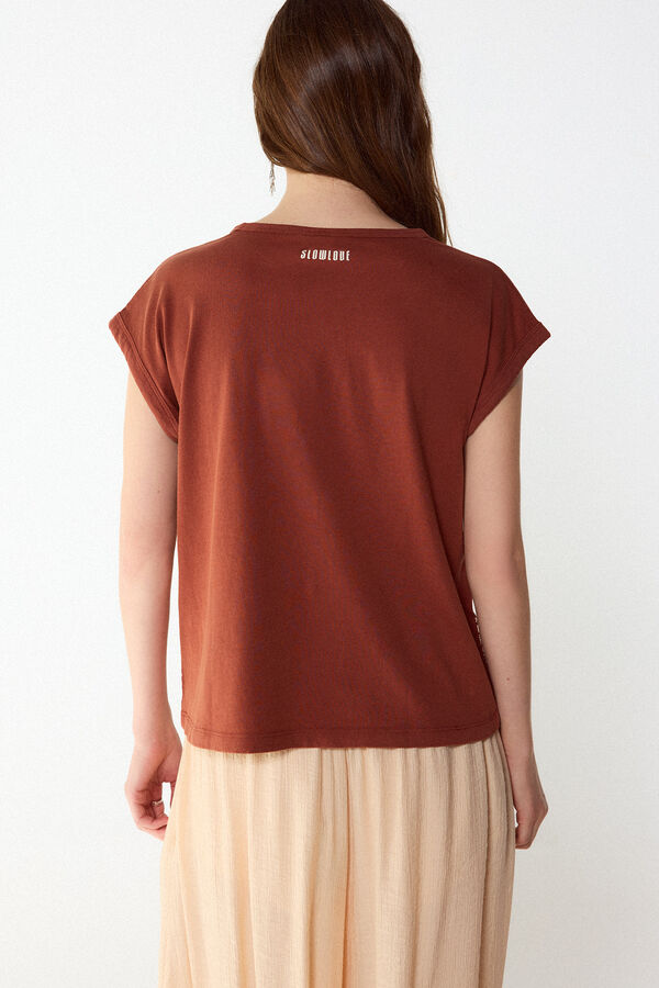 Slowlove Camiseta estampado bandana Granada