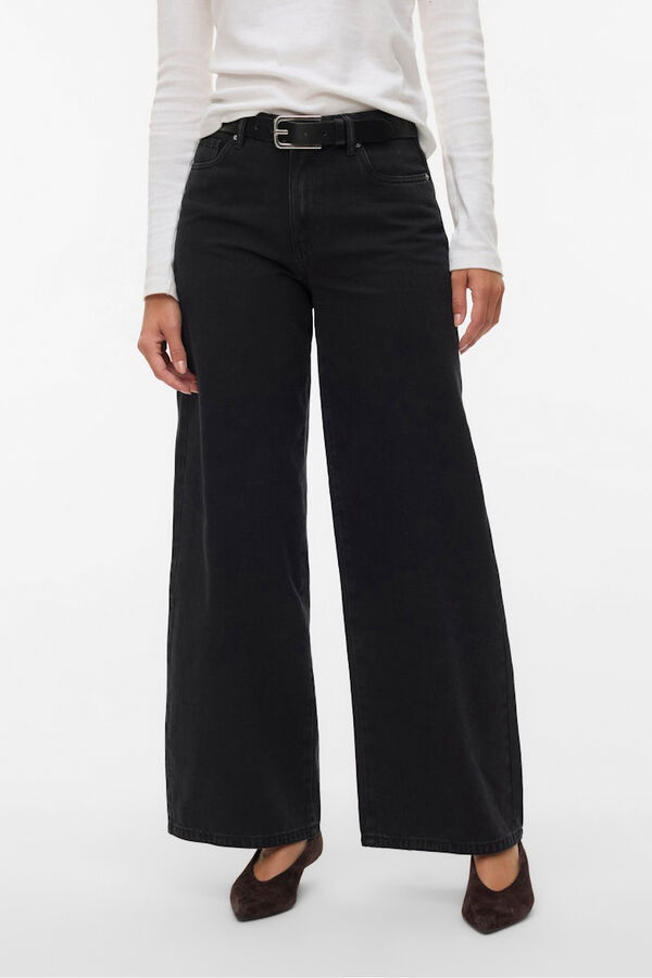 Vero Moda Wide fit jeans Black