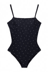 Cortefiel Square neck sculpting swimsuit