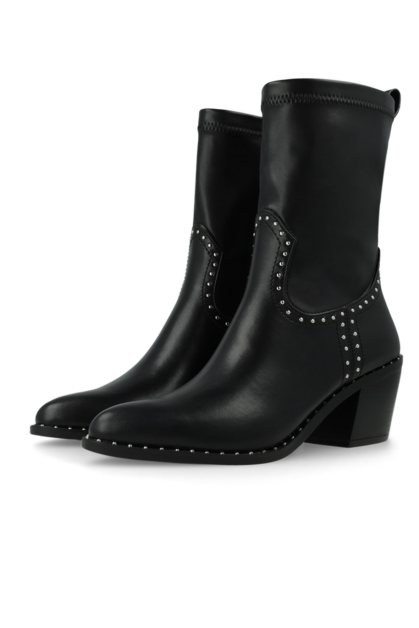 Lodi Studded cowboy ankle boots