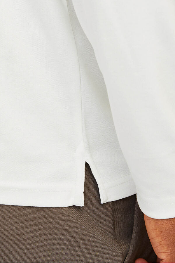 Jack & Jones Camisa polo clássica de manga comprida Branco