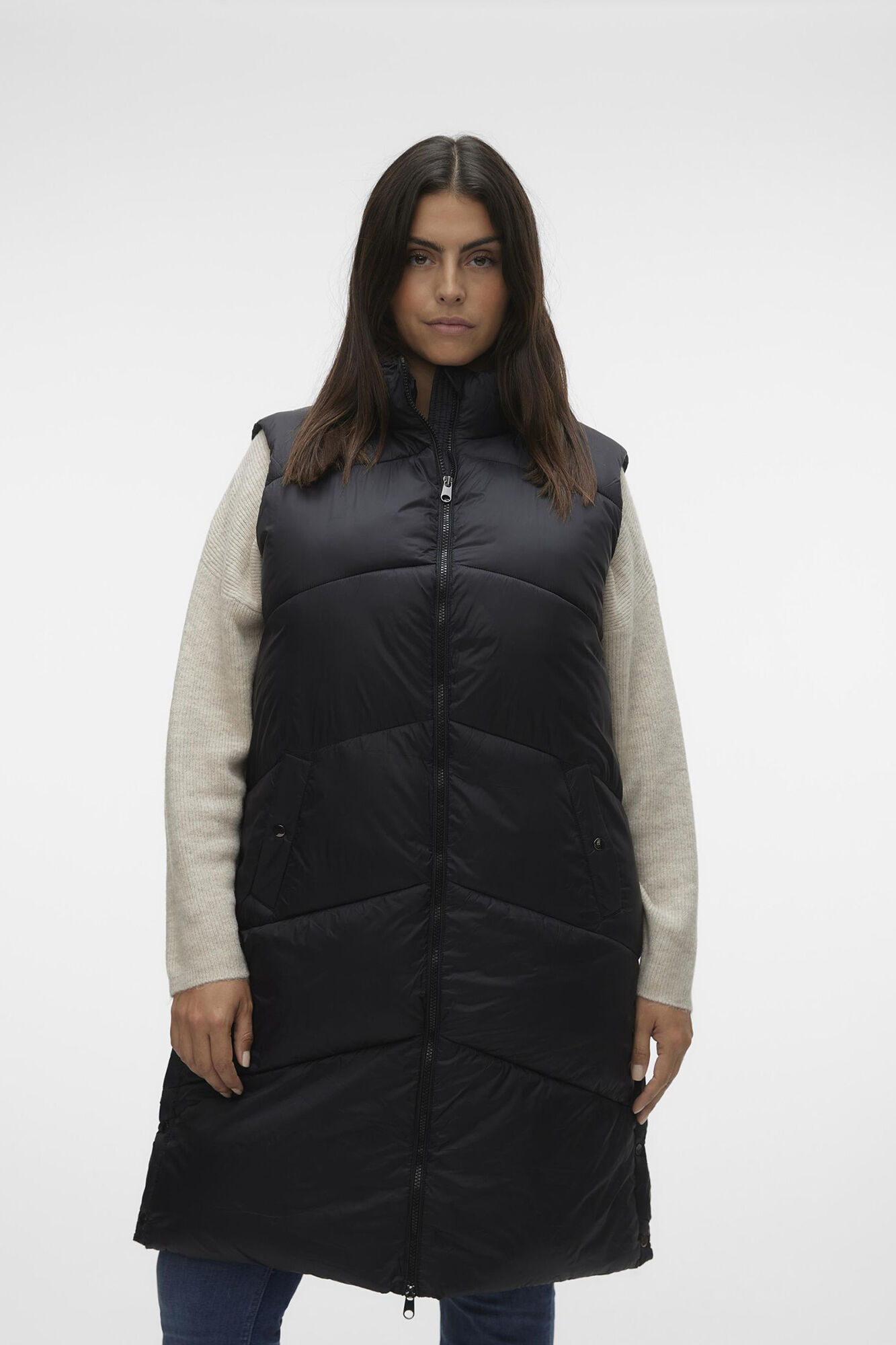 Chaleco ultraligero acolchado talla grande Chalecos de mujer Cortefiel