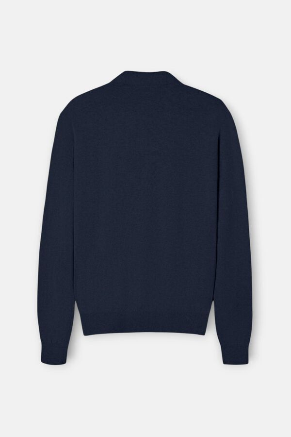 Silbon Classic cardigan Navy