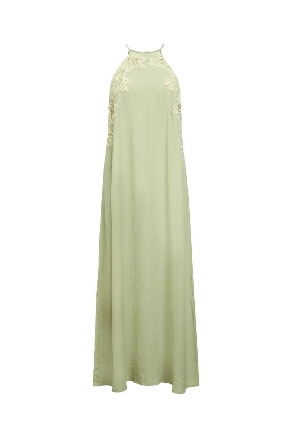 Object Fluid long dress Green