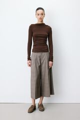 Grace & Mila Aurygny long sleeve T-shirt Dark brown