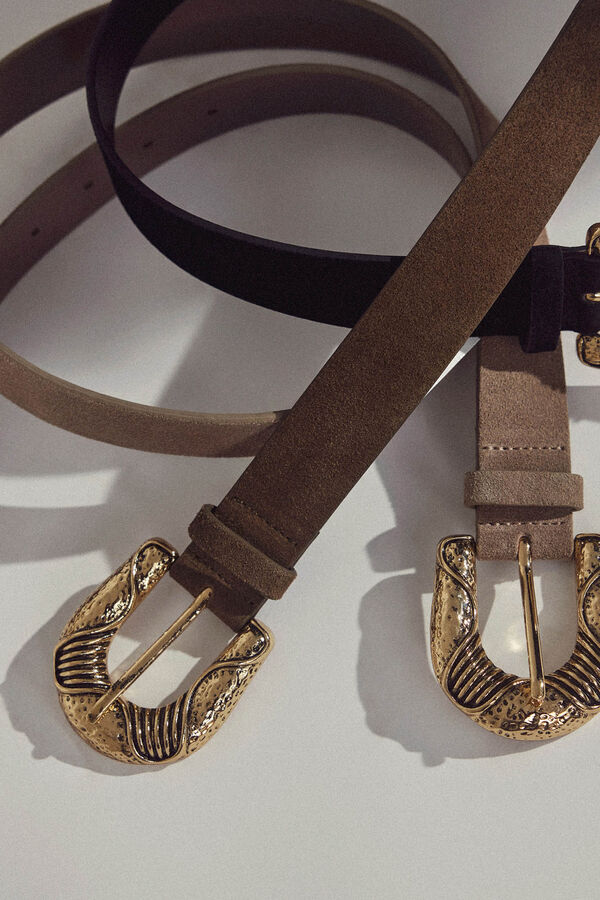 Vila Suede belt Green