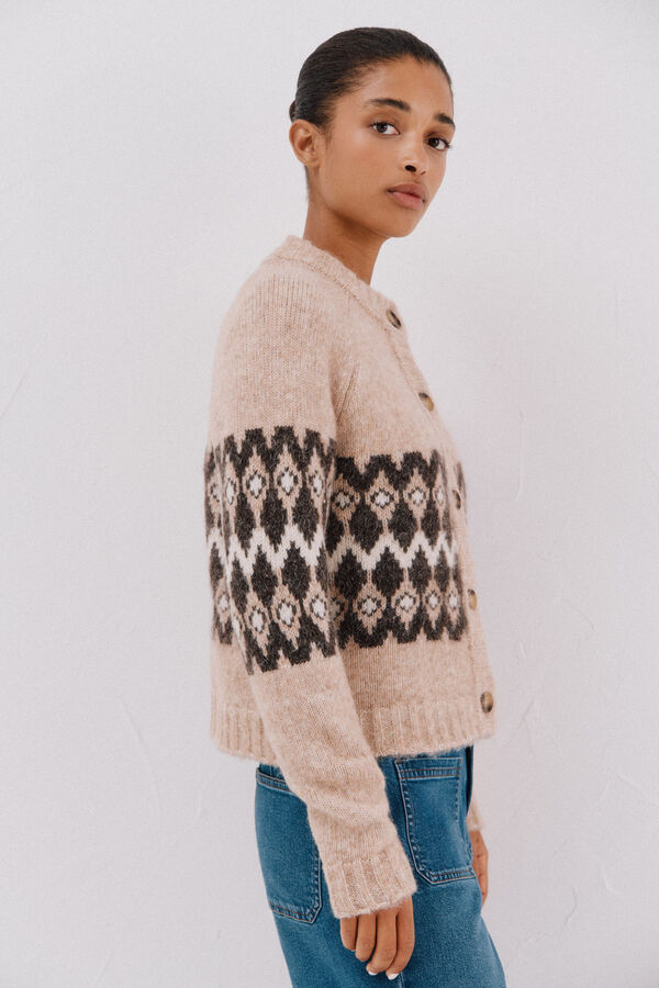 Cortefiel Positional Greek jacket Beige