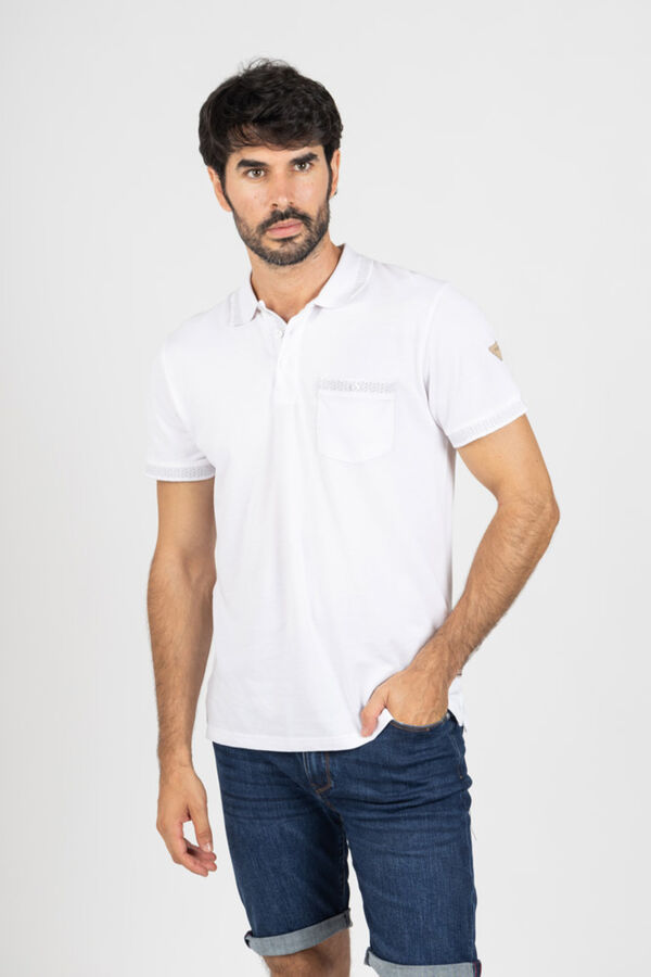 Privata Polo de manga curta Branco