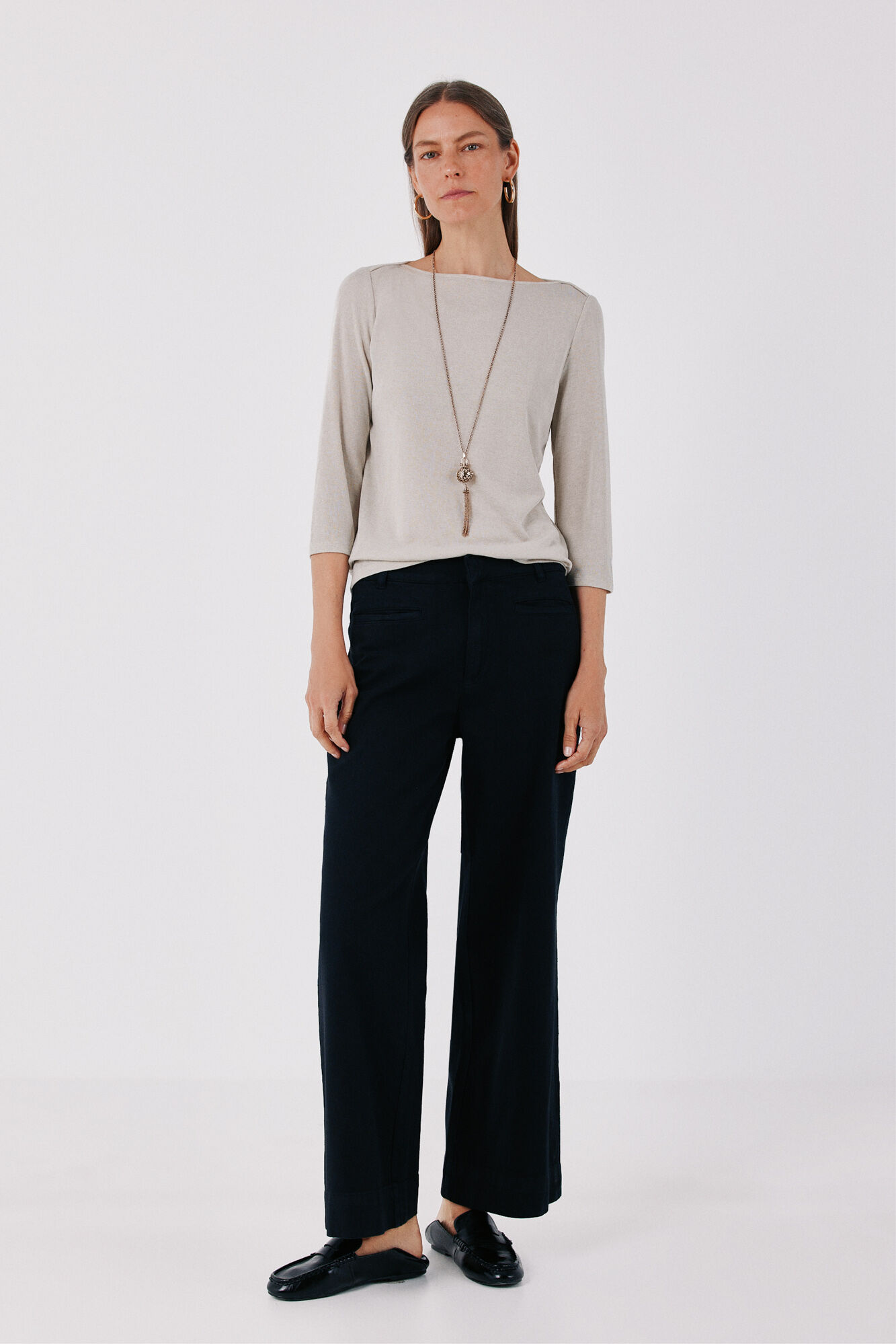 Cortefiel Boat neck T-shirt