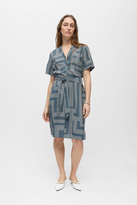 Vestido corto estampado