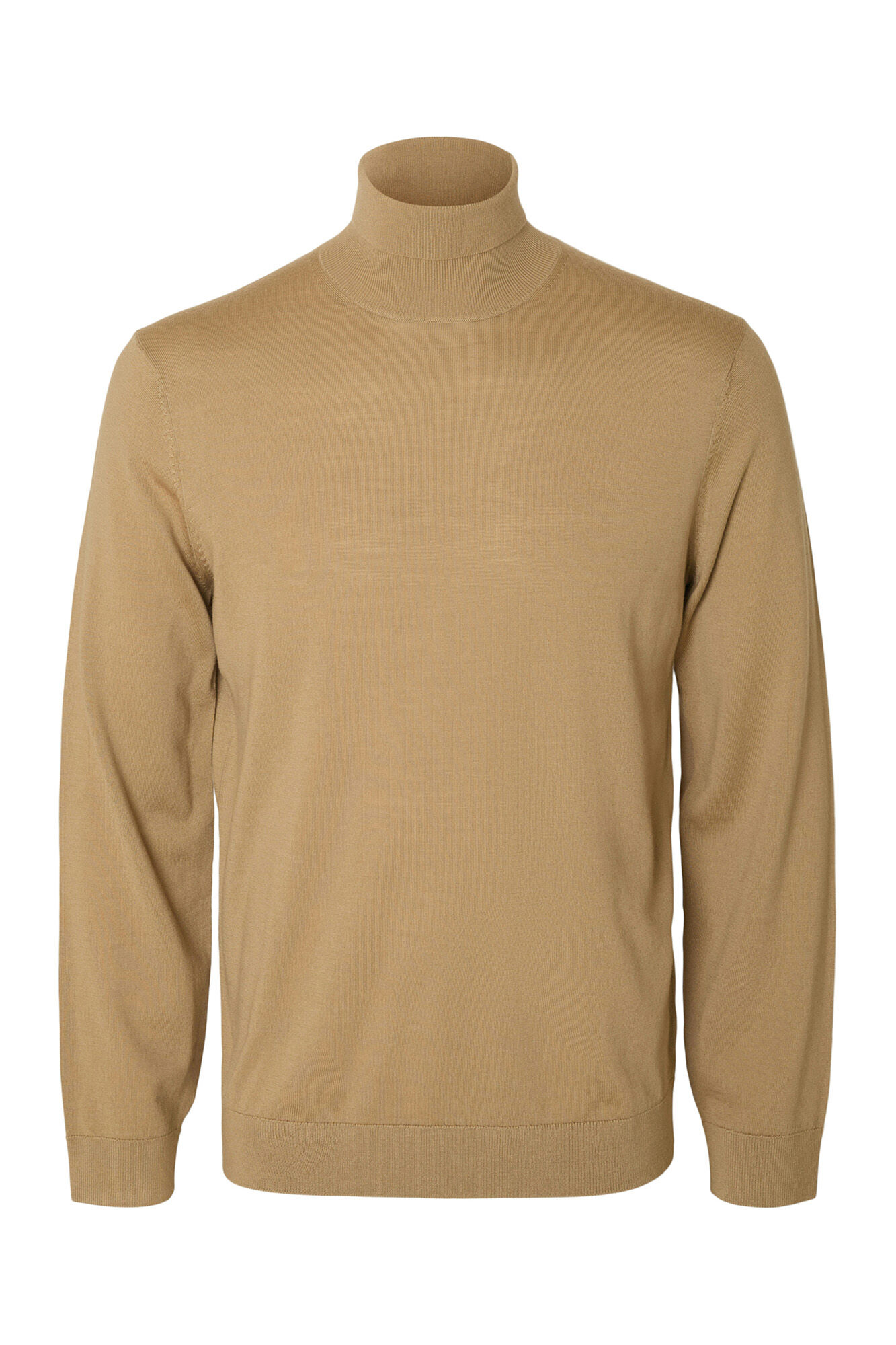 Selected Camisola de gola alta 100% l&atilde; merino