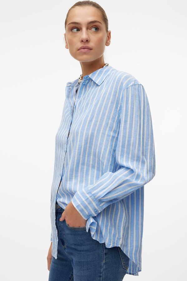Vero Moda Fluid basic shirt Blue