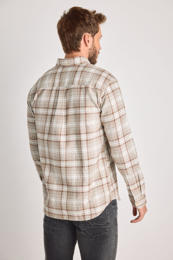 Jack & Jones Camisa regular aos quadrados Cinzento