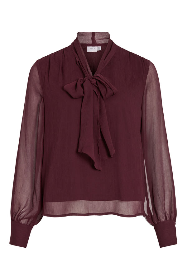 Vila Blusa de manga comprida Roxo