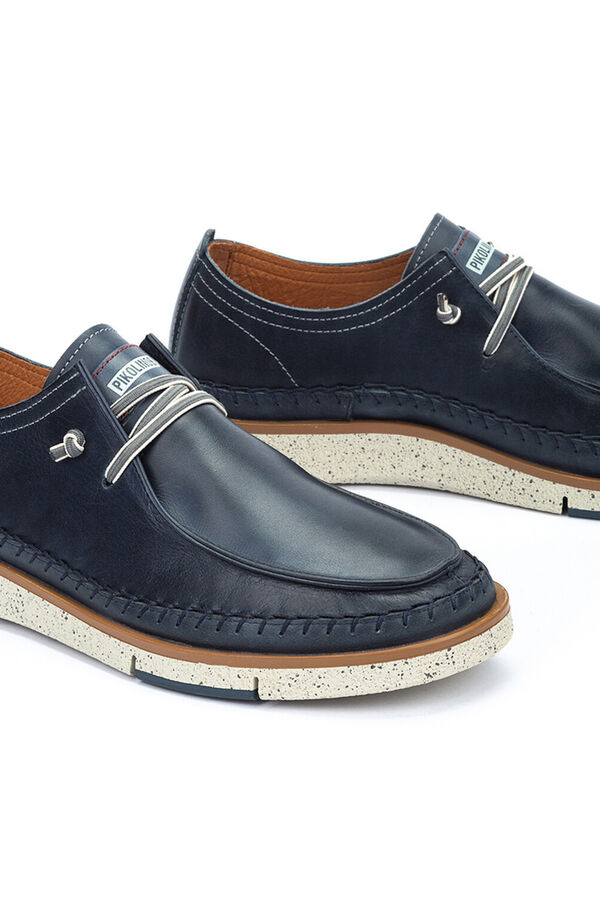 Pikolinos Zapatos de cordones con cierre el&aacute;stico Azul oscuro