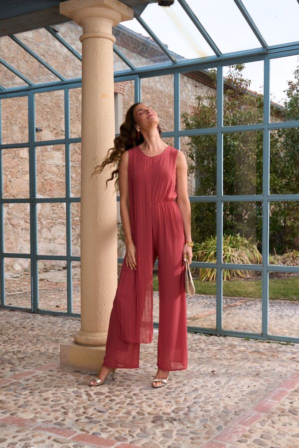 Pol&iacute;n Et Moi Macac&atilde;o comprido Delia Vermelho