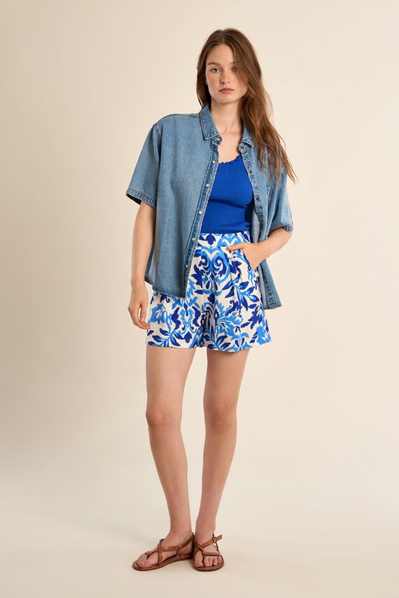 Short de mujer corto con estampado