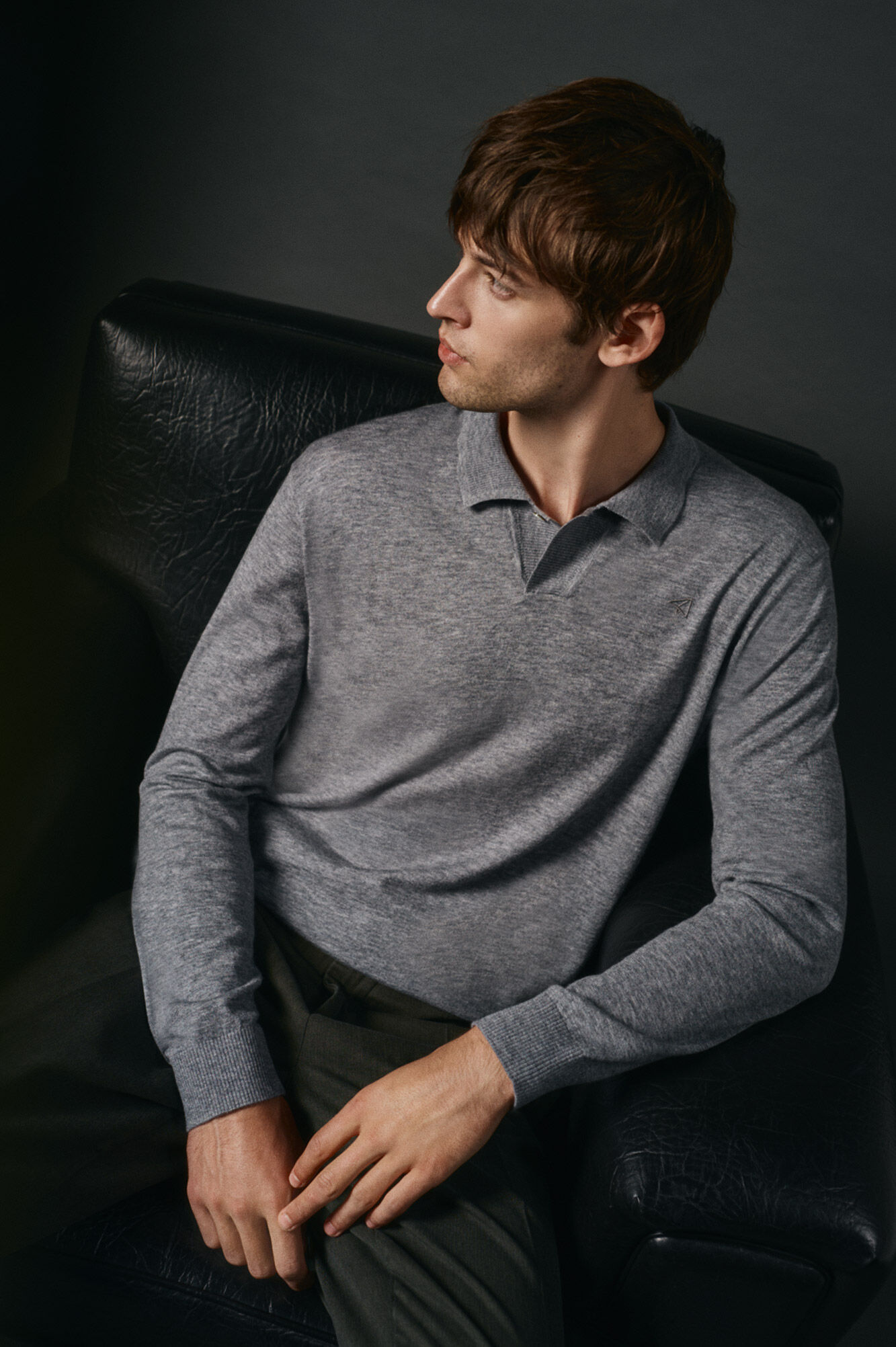 OOTO Jersey cuello polo algod&oacute;n