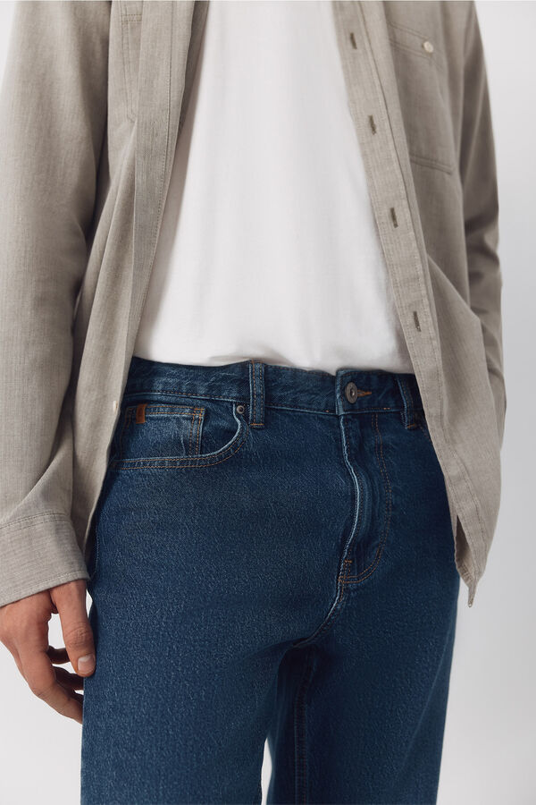 Cortefiel Straight-fit jeans Blue