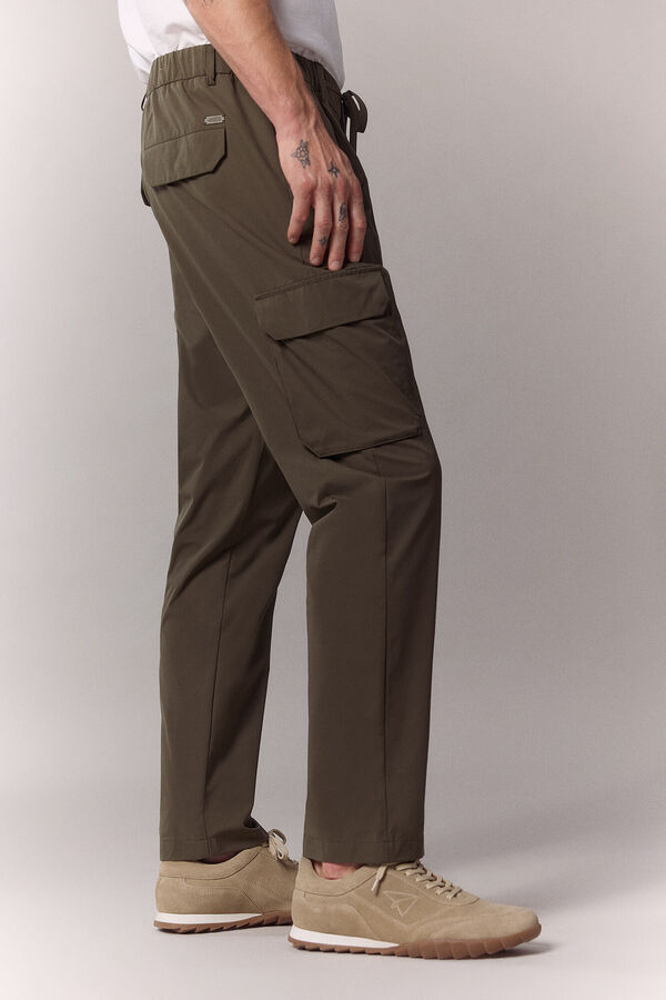 OOTO Technical cargo trousers Kaki