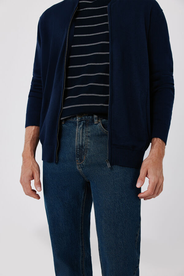 Cortefiel Slim fit jeans Blue