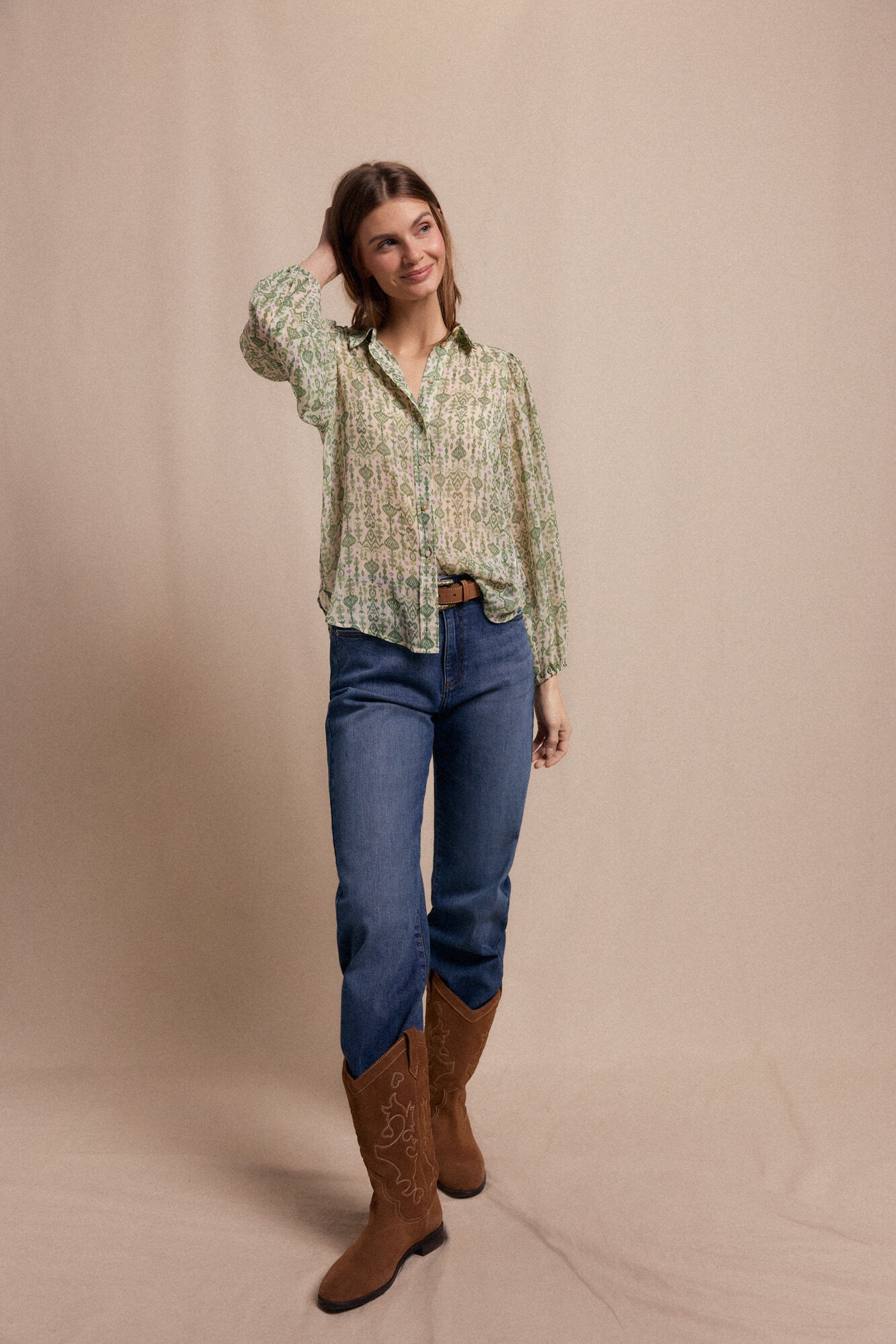 Slowlove Camisa estampada