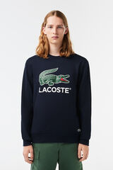 Lacoste Sudadera Lacoste en felpa de algod&oacute;n de corte cl&aacute;sico Azul marino