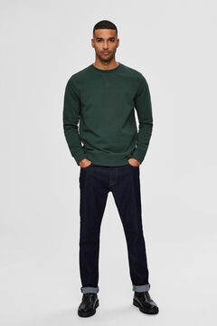 Cortefiel Organic sweatshirt Pistachio&nbsp;green
