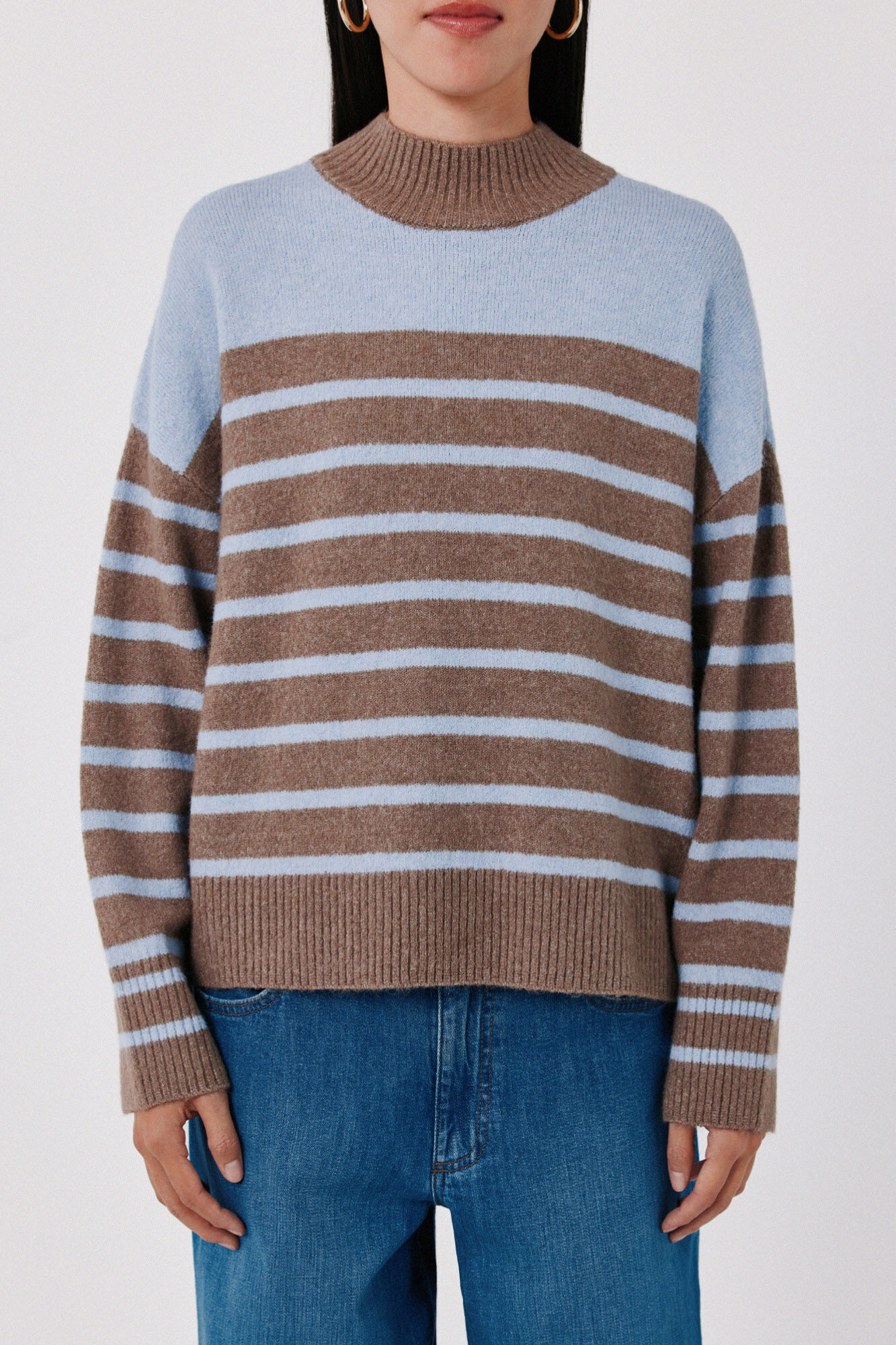Cortefiel Striped soft jumper