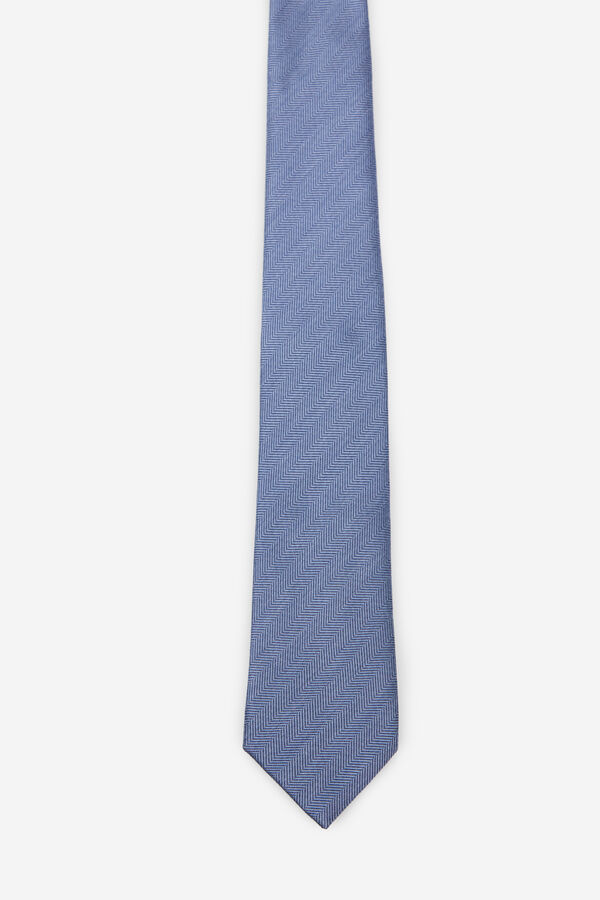 Cortefiel Corbata falso liso Azul