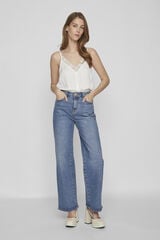 Vila Blusa de alças ajustáveis fluida Branco