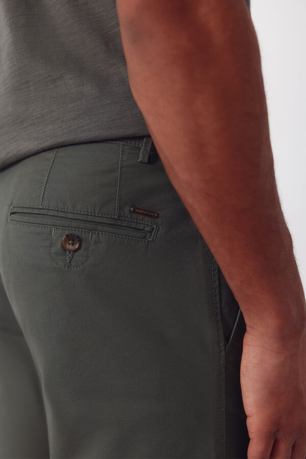 Cortefiel Chino Bermuda shorts Kaki