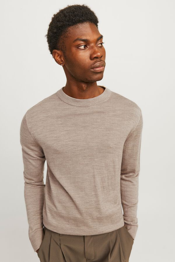 Jack & Jones Camisola regular de l&atilde; Cinzento